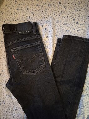 Levi's 510 Boys Skinny Jeans in Black